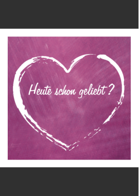 10er Herzkarten-Set "Heute...